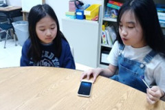 Pocket Talks help facilitate conversations between students as well as for academic use. 