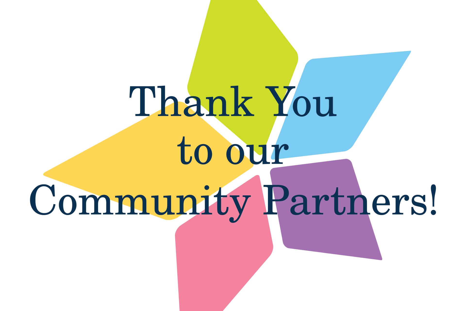 Thank You to our Community Partners!