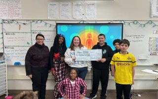 2023 10 12 2023 Grant Recipients Alyssa Ginzbrug Ums With Students And Ang F