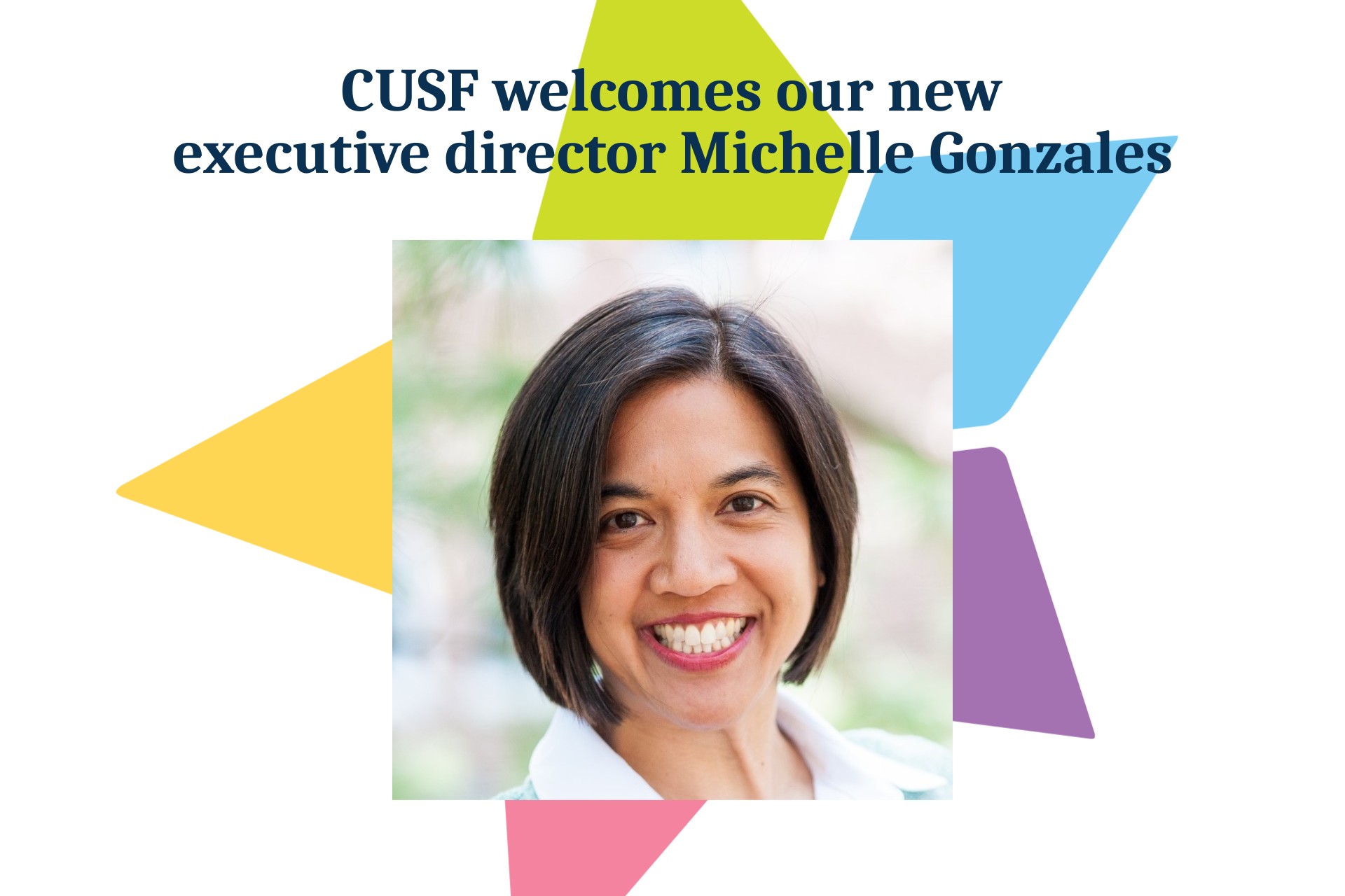Cusf New Executive Director Banner